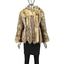 Raccoon jacket leather for sale  Mc Lean