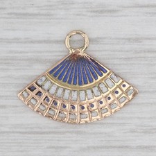 Enamel fan charm for sale  USA