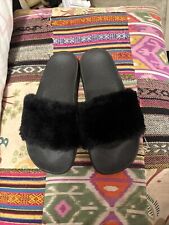 Women fluffy sliders for sale  GLOUCESTER