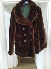 Newlook fur coat for sale  SWANSEA
