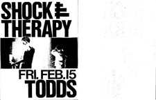 Original Punk Flyer 1980's Shock Therapy @ Todds (Detroit)  comprar usado  Enviando para Brazil