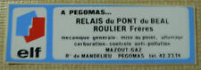 Autocollant ancien elf d'occasion  Bourg-Saint-Maurice