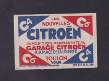 Ancienne étiquette allumettes d'occasion  France