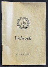 Ddr nva wehrpaß gebraucht kaufen  Bernsdorf