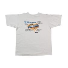 Camiseta Vintage Máquina Virtual Microsoft Retro Tech Computador Antigo Branca G comprar usado  Enviando para Brazil