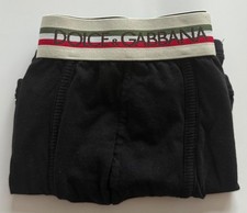 Męskie majtki Dolce & Gabbana Italia bokserki rozm. 6 / 7 czarne na sprzedaż  Wysyłka do Poland