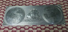 Zinnrelief schiff weltkarten gebraucht kaufen  Hambühren