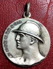 Italiano Heroic Infantería You Die Pero Never Dar Up Militar 1920 Plata Medalla comprar usado  Enviando para Brazil