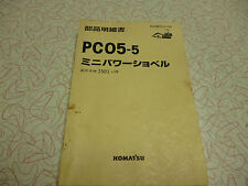 KOMATSU  PC-05-5 Excavator PARTS MANUAL comprar usado  Enviando para Brazil