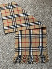Vintage burberry scarf for sale  WARMINSTER