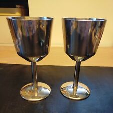 Stainless steel goblets for sale  MORPETH