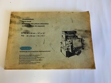 Heidelberg gto part for sale  Grass Valley