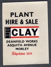 C1950s clay plant for sale  STOKE-ON-TRENT