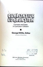 Qualitative evaluation concept gebraucht kaufen  Koblenz