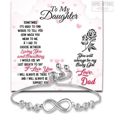 Daughter infinity bracelet for sale  Edison