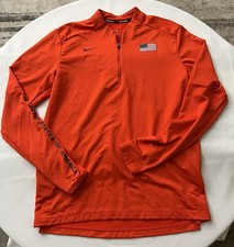 Pulôver masculino Nike USA Olympics 1/2 zíper novo sem etiquetas M Running Top Dri-FIT CV0412-673 comprar usado  Enviando para Brazil