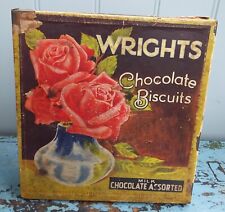 Vintage wrights chocolate for sale  STROUD