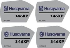 Paquete de 4 pegatinas para motosierra Husqvarna Silver 346XP envío y seguimiento P345 segunda mano  Embacar hacia Mexico