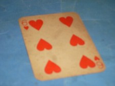 Carte jouer coeur d'occasion  Revel