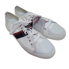 Tênis Polo Ralph Lauren Branco Vermelho Azul Sapatilhas 10-5 D Equipe Olímpica NOVO comprar usado  Enviando para Brazil