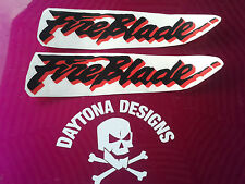 Fireblade black red for sale  IPSWICH