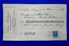 Fattura commerciale 1932 usato  Monte San Giovanni Campano