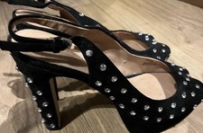 Zara sandals rhinestones for sale  LONDON
