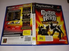 GUITAR HERO WORLD TOUR (SONY PLAYSTATION 2, JOGO PS2, PG, PAL) comprar usado  Enviando para Brazil