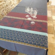 Nappe bleu rouge d'occasion  Fayence