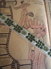 Ancien galon jacquard d'occasion  France