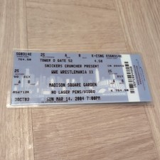 Wrestlemania replica ticket for sale  BALLYCASTLE