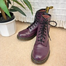 Martens purple leather for sale  ULVERSTON