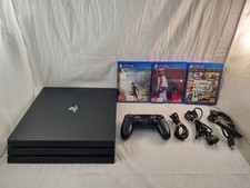 Lote de pacote de console PS4 PRO 1 TB com cabos de controle de jogos - Playstation 4 Pro comprar usado  Enviando para Brazil
