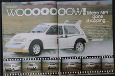 Original 1986 Motor extracted mag road test: METRO 6R4 SUPERCAR na sprzedaż  Wysyłka do Poland