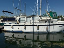 Steel motor boat for sale  UK