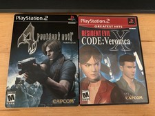 Resident Evil 4 (Edição Premium) e Code Veronica, PlayStation 2, Testado comprar usado  Enviando para Brazil