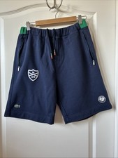 Shorts Lacoste Roland Garros EUA tamanho M. FR4. bolsos com zíper, usado comprar usado  Enviando para Brazil