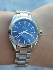 RELÓGIO OMEGA SEAMASTER 150M 596.1110 AQUA TERRA QUARTZO CAL.1424 MERGULHADOR SENHORA SUÍÇA comprar usado  Enviando para Brazil