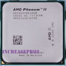 AMD Phenom II X4 965 3.4GHz HDZ965FBK4DGM Gniazdo procesora AM3 CPU 125W 2000MHz na sprzedaż  Wysyłka do Poland