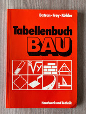 Tabellenbuch bau batran gebraucht kaufen  Nordhorn