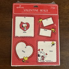 Snoopy valentine seals for sale  Shumway