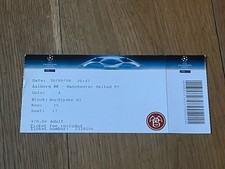 Ticket 2008 aalborg for sale  DUNMOW