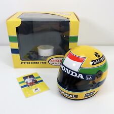 Capacete vintage 1988 AYRTON SENNA modelo esportivo mini meia escala - EM CAIXA, usado comprar usado  Enviando para Brazil