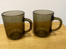 Vintage arcoroc brown for sale  GOOLE