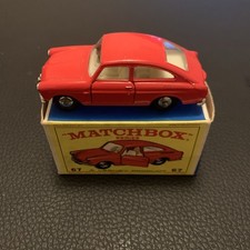 1967 Matchbox por Lesney Volkswagen 1600 TL vermelho #67 com caixa original comprar usado  Enviando para Brazil