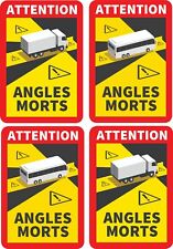 4x Adesivo Angles Morts para Pontos Cegos HGV Motorhomes Vagões Veículos Longos comprar usado  Enviando para Brazil