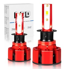 Kit de faróis de LED H1 lâmpadas de feixe alto/baixo 6000K branco brilhante comprar usado  Enviando para Brazil