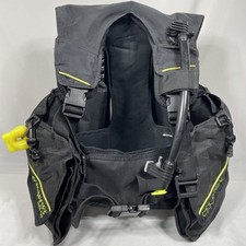 Colete BCD mergulhadores EUA Aqua Lung Cousteau mergulho preto flutuação tamanho médio comprar usado  Enviando para Brazil