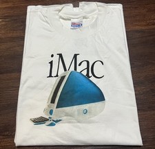 Camisa vintage anos 90 iMac Think Different XL branca computador Apple NOVO EM FOLHA comprar usado  Enviando para Brazil