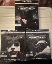 Batman/The Dark Knight 4k Blu-ray Trilogy + RARE Original Slipcovers - Nolan comprar usado  Enviando para Brazil